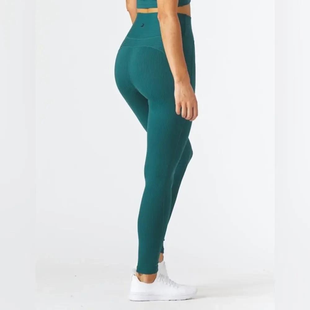 Glyder Jubilant Legging: Dark Teal Green Size XS - Picture 2 of 9